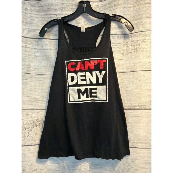 Pearl Jam "Cant Deny Me" Black Racerback Tank Top Size L - Picture 1 of 3